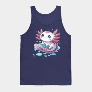 Cute Axolotl Tank Top